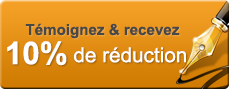 Commentez votre produit et recevez 10% de réduction sur votre prochain achat !