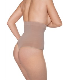 Tanga amincissant taille haute de Body Wrap - en grandes tailles