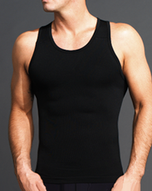 Maillot de corps gainant noir Equmen