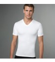 Shirt gainant 'Cotton Compression V-Neck' de Spanx gaine hommes